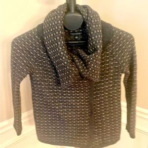 Banana Republic Italian yarn Wool/cashmere/alpaca snap close Cardigan gry size S